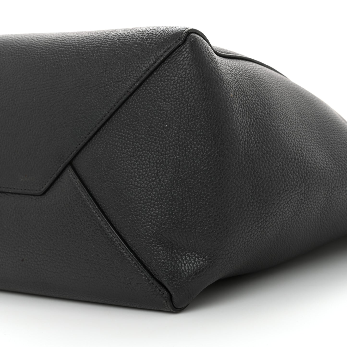 Soft Grained Calfskin Small Belt Cabas Phantom Grey