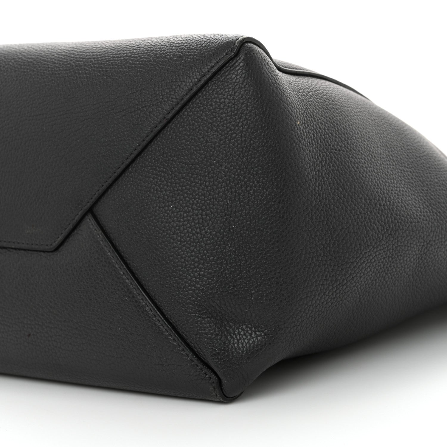 Celine Soft Grained Calfskin Small Belt Cabas Phantom Grey 9 of 14