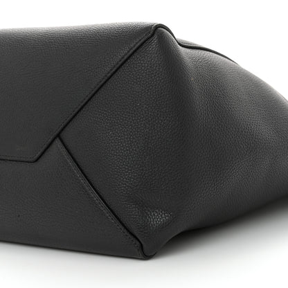 Celine Soft Grained Calfskin Small Belt Cabas Phantom Grey 9 of 14