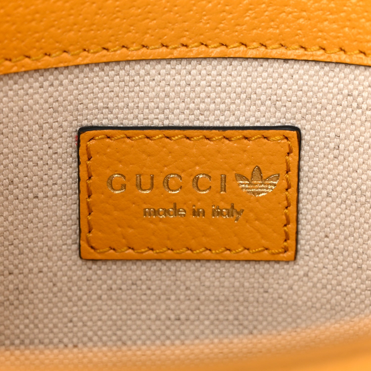 Gucci X ADIDAS Textured Dollar Calfskin Web Trefoil Mini Horsebit 1955 Shoulder Bag Crop Black 6 of 11
