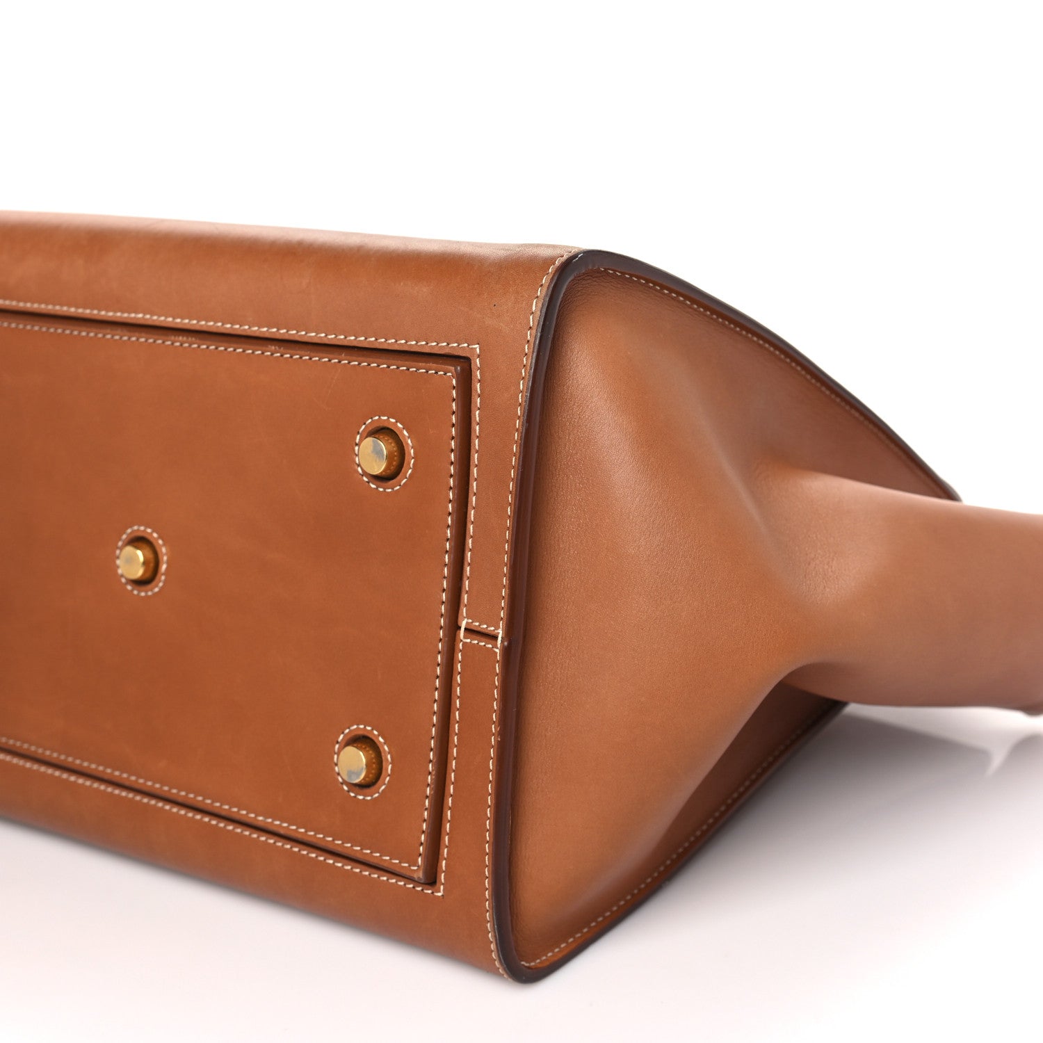 Celine Natural Calfskin Small Tie Knot Tote Tan 9 of 10