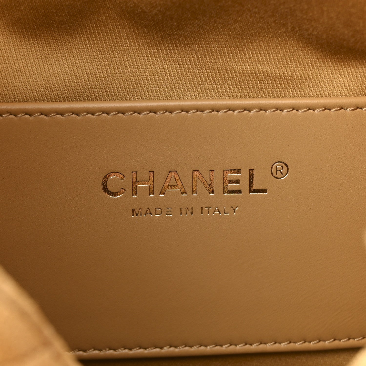 Chanel Suede Quilted Small Chanel 25 Handbag Beige 6 of 10