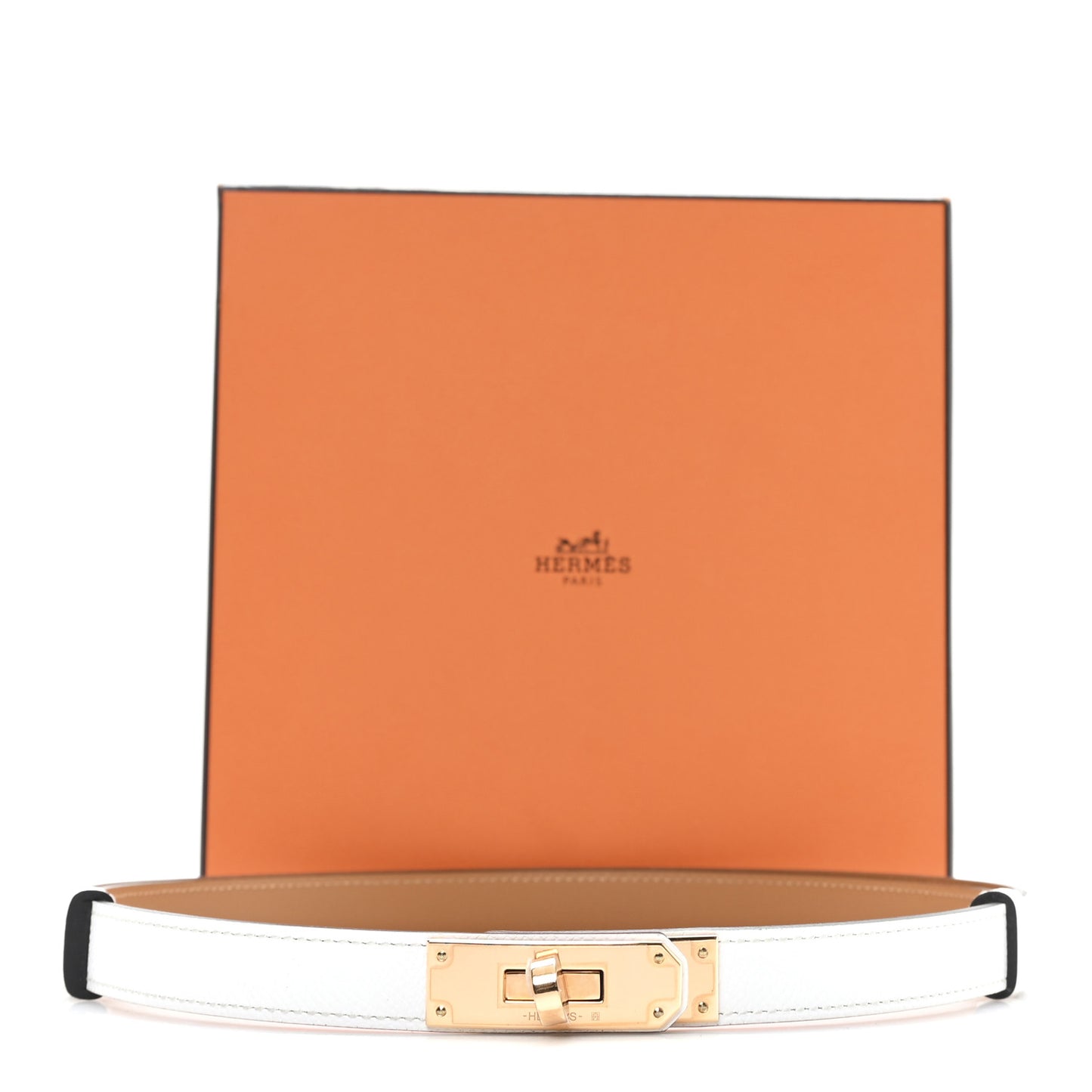 Epsom Kelly Belt White