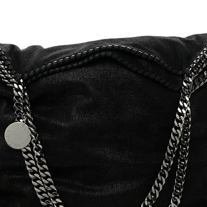 Stella McCartney Shaggy Deer Falabella Fold Over Tote Black 8 of 11