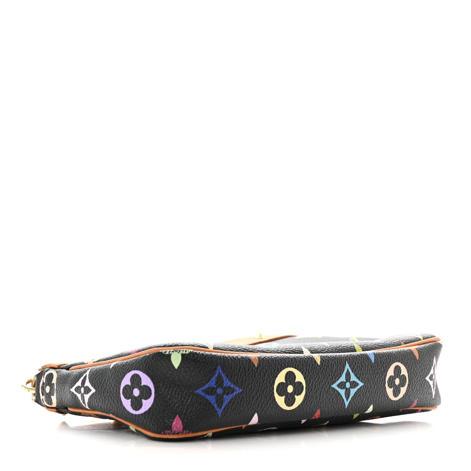 Louis Vuitton Monogram Multicolor Pochette Accessories Black 4 of 9