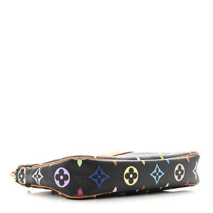 Louis Vuitton Monogram Multicolor Pochette Accessories Black 4 of 9