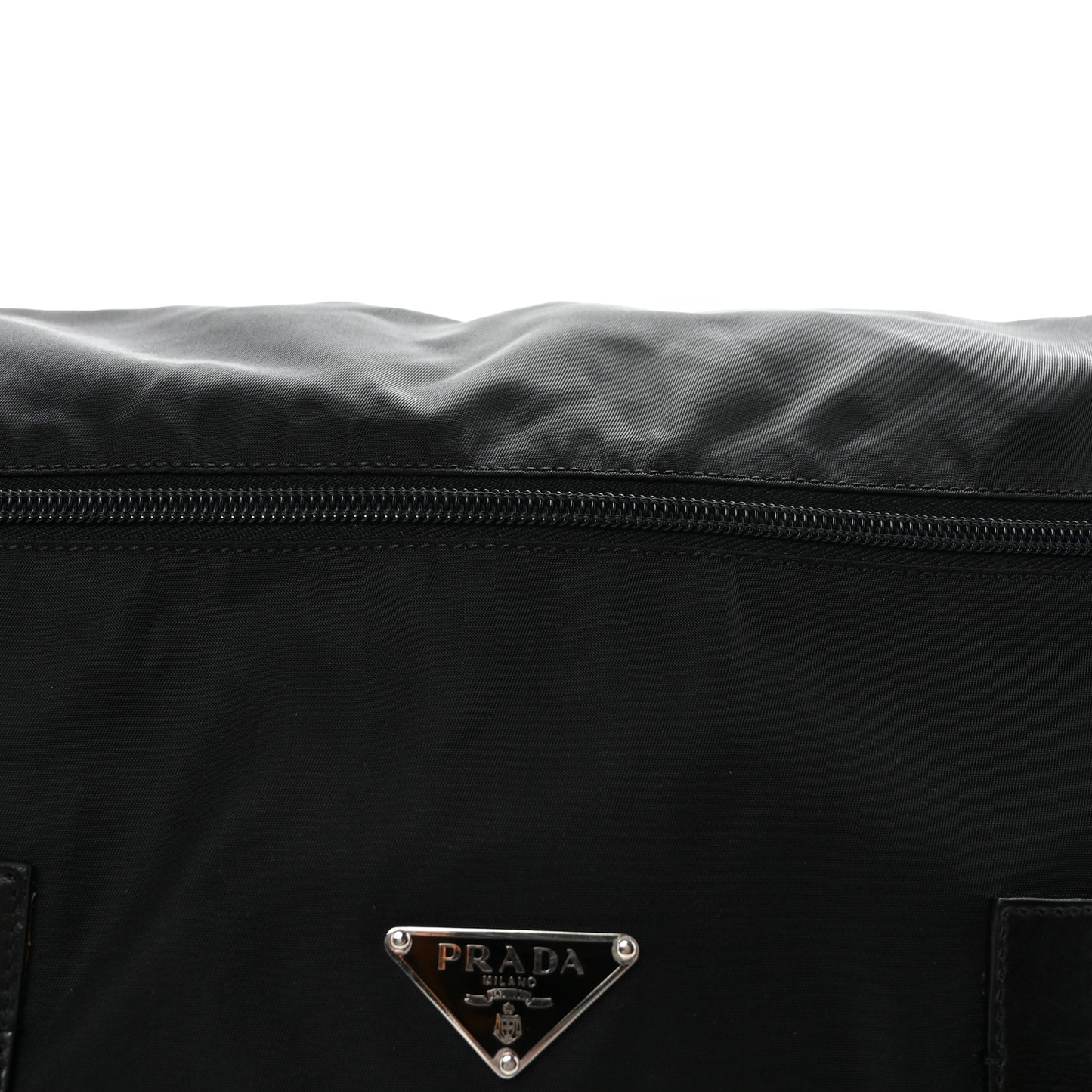 Nylon Vela Sport Messenger Bag Black