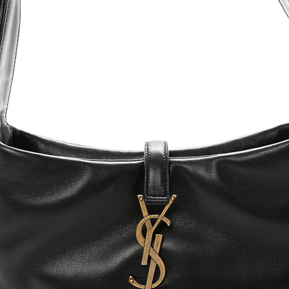 Saint Laurent Padded Lambskin Le 5 A 7 Hobo Black 7 of 10
