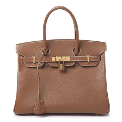 Hermes Epsom Birkin 30 Gold 1 of 12