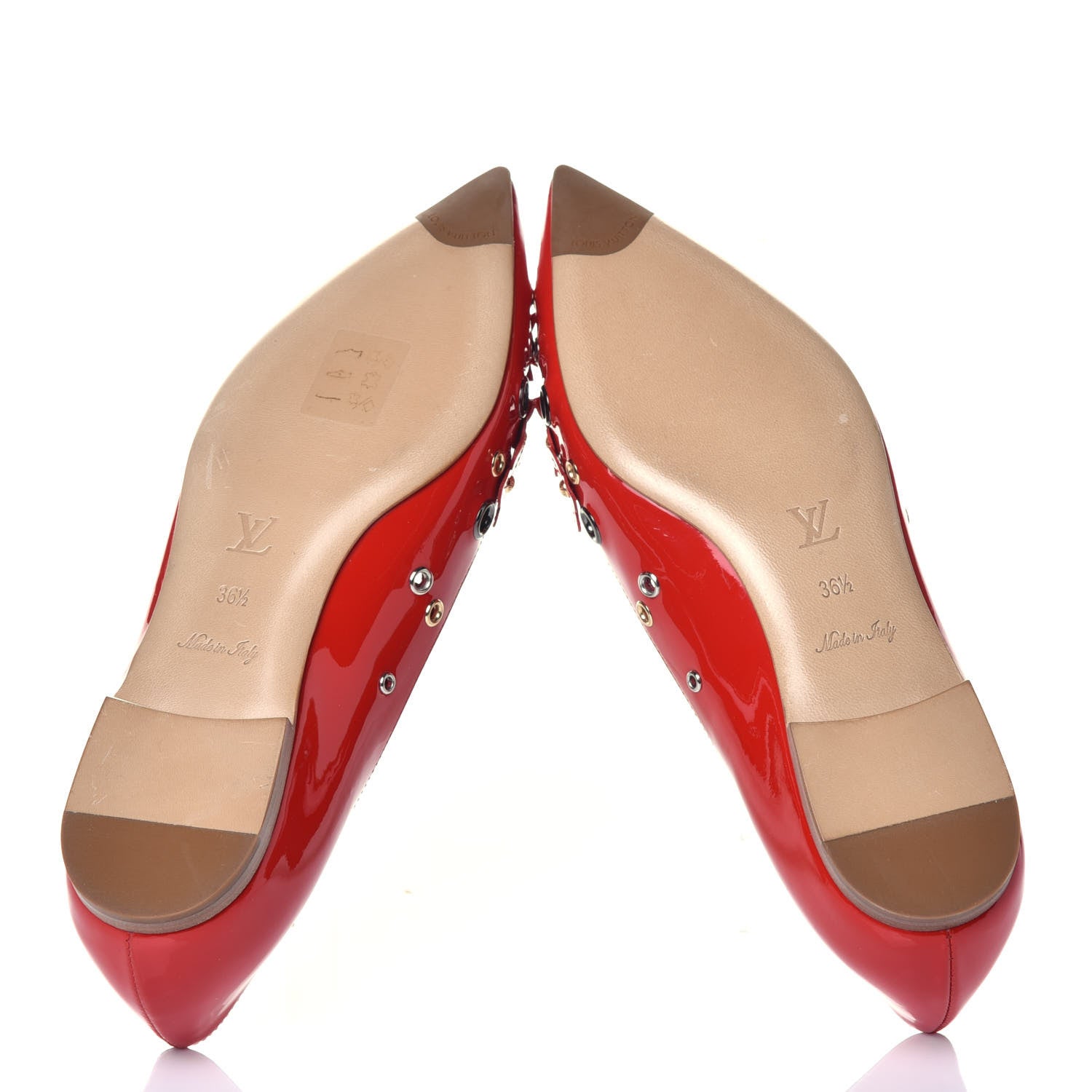 Louis Vuitton Patent Menina Ballerina Flats 36.5 Rouge 6 of 8