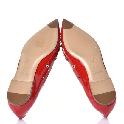 Louis Vuitton Patent Menina Ballerina Flats 36.5 Rouge 6 of 8