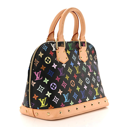 Louis Vuitton LOUIS VUITTON Monogram Multicolor Alma Black 2 of 11