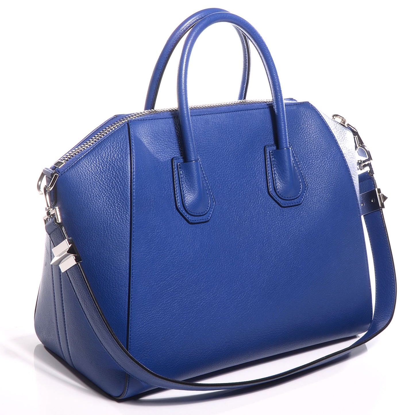 Sugar Goatskin Medium Antigona Royal Blue