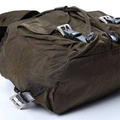 Prada Tessuto Nylon Vela Small Backpack Dark Green 7 of 8