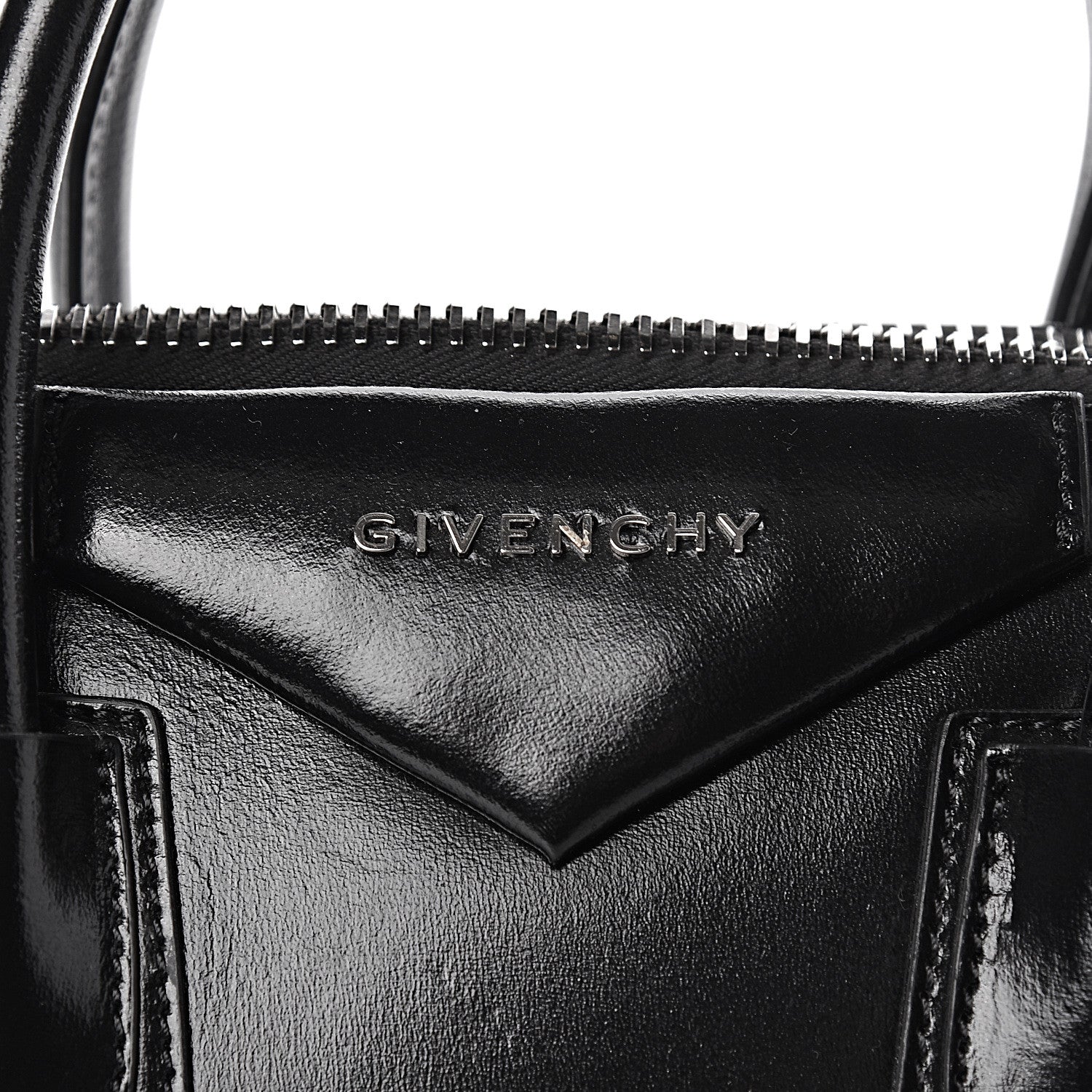 Givenchy Shiny Lord Calfskin Small Antigona Black 14 of 14