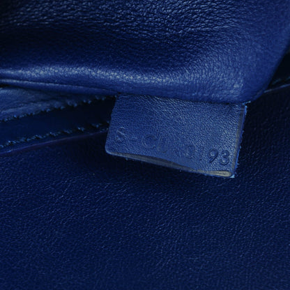 Celine Suede Medium Phantom Luggage Royal Blue 7 of 15