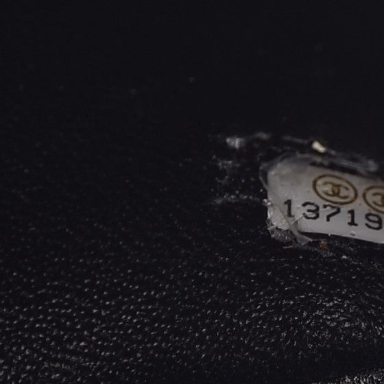 Caviar Quilted Mini Square Flap Black