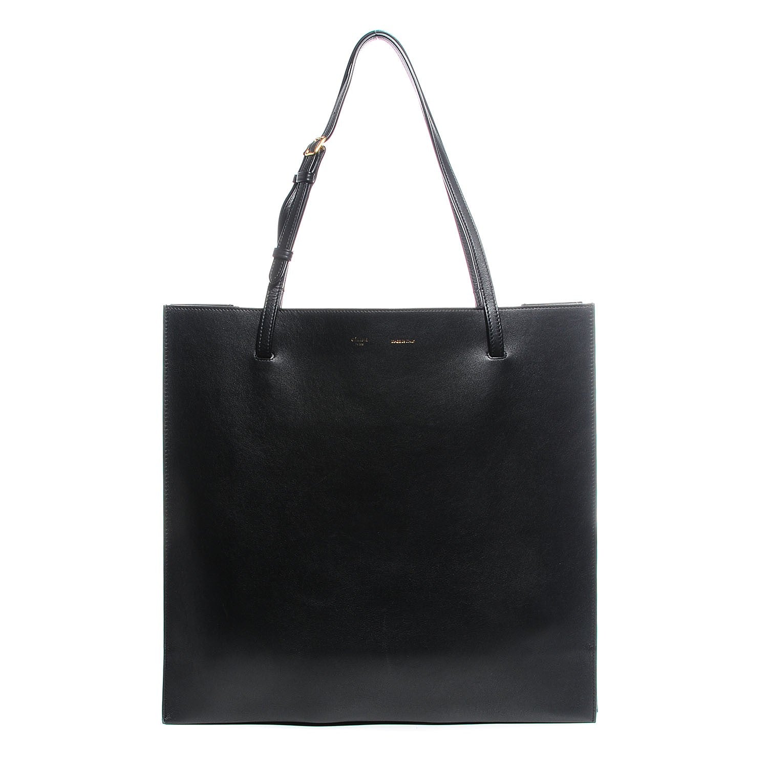 Celine Smooth Calfskin Triple Shopper Tote Black 1 of 8