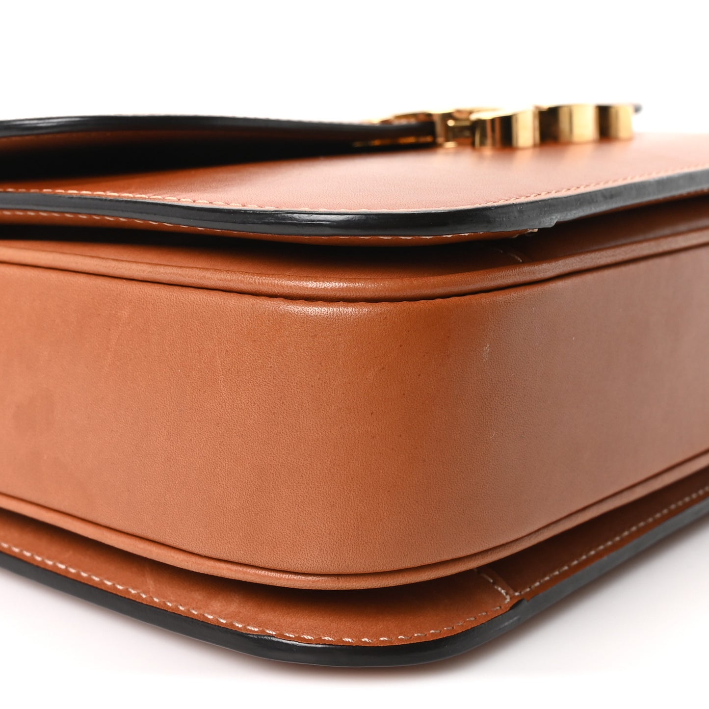 Natural Calfskin Medium Triomphe Tan