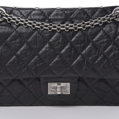 Chanel Aged Calfskin Quilted 2.55 Reissue 225 Flap Black 8 of 15