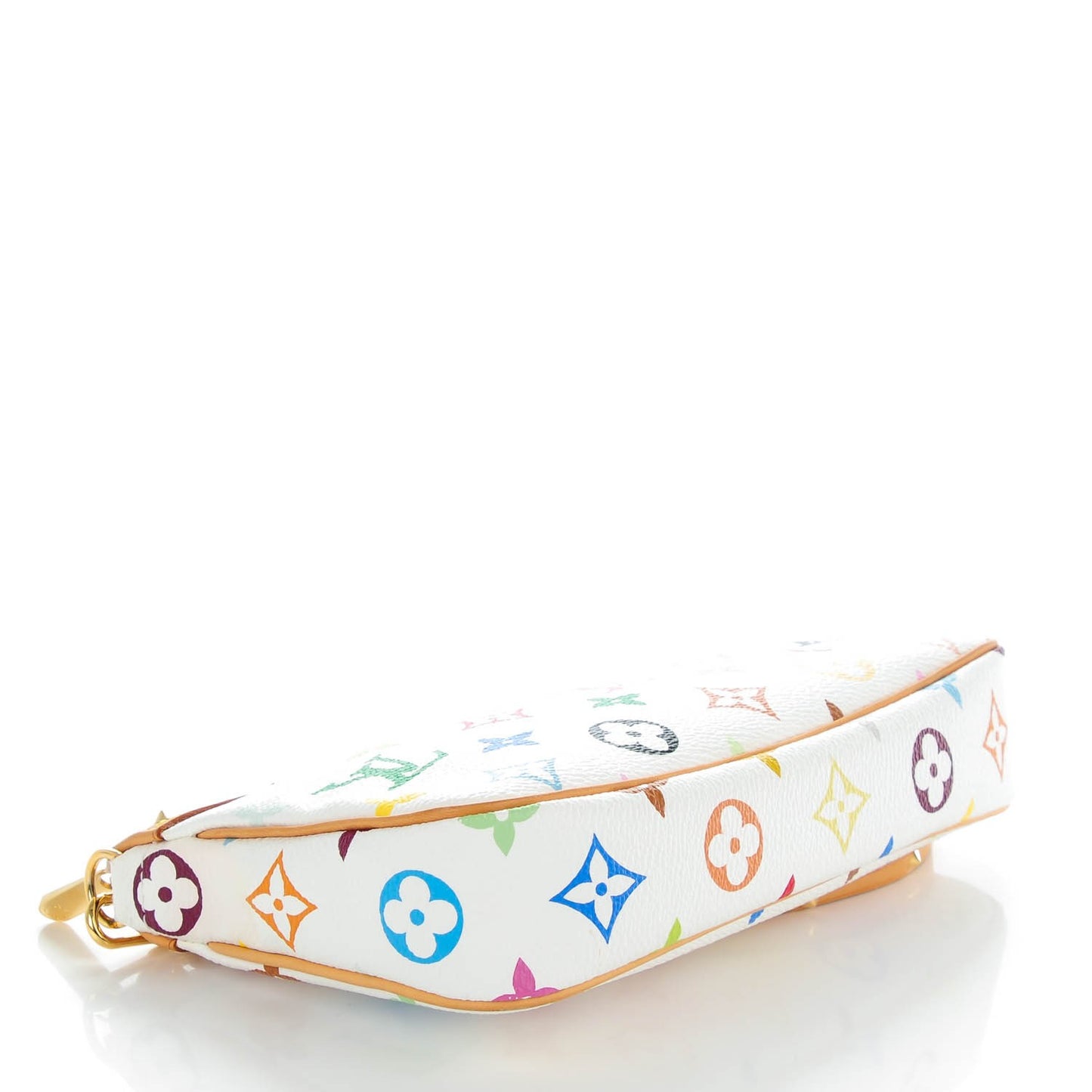 Monogram Multicolor Pochette Accessories White