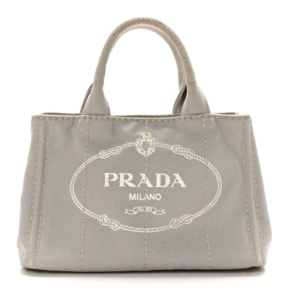 Prada Canapa Small Logo Tote Granito 1 of 10