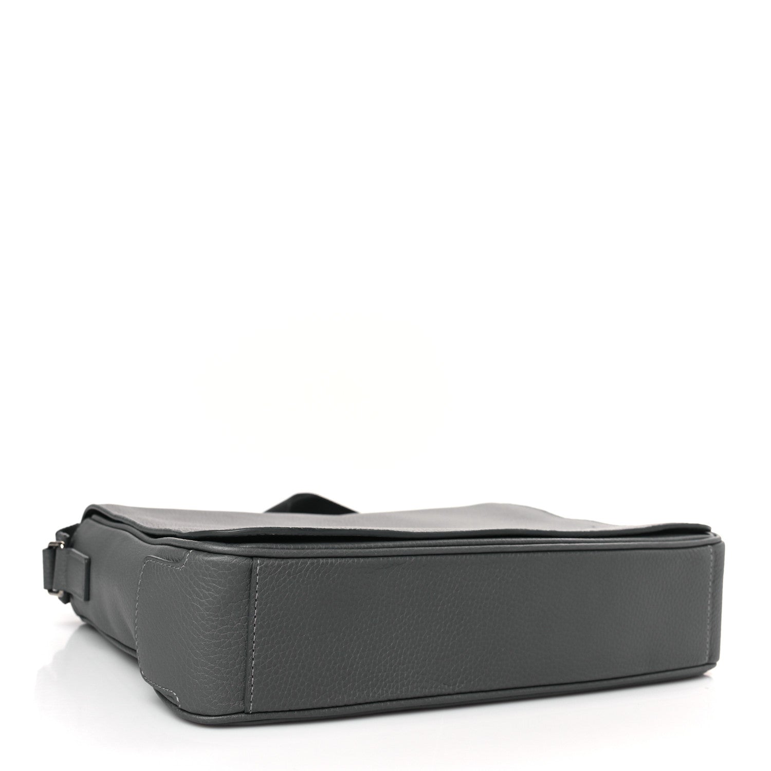 Burberry Calfskin Logo Messenger Charcoal Grey 4 of 9
