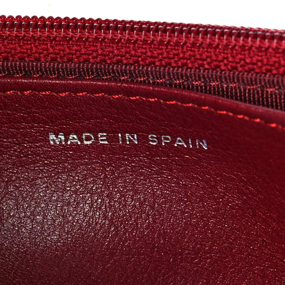 Chanel Patent Quilted Wallet On Chain WOC Red 7 of 12