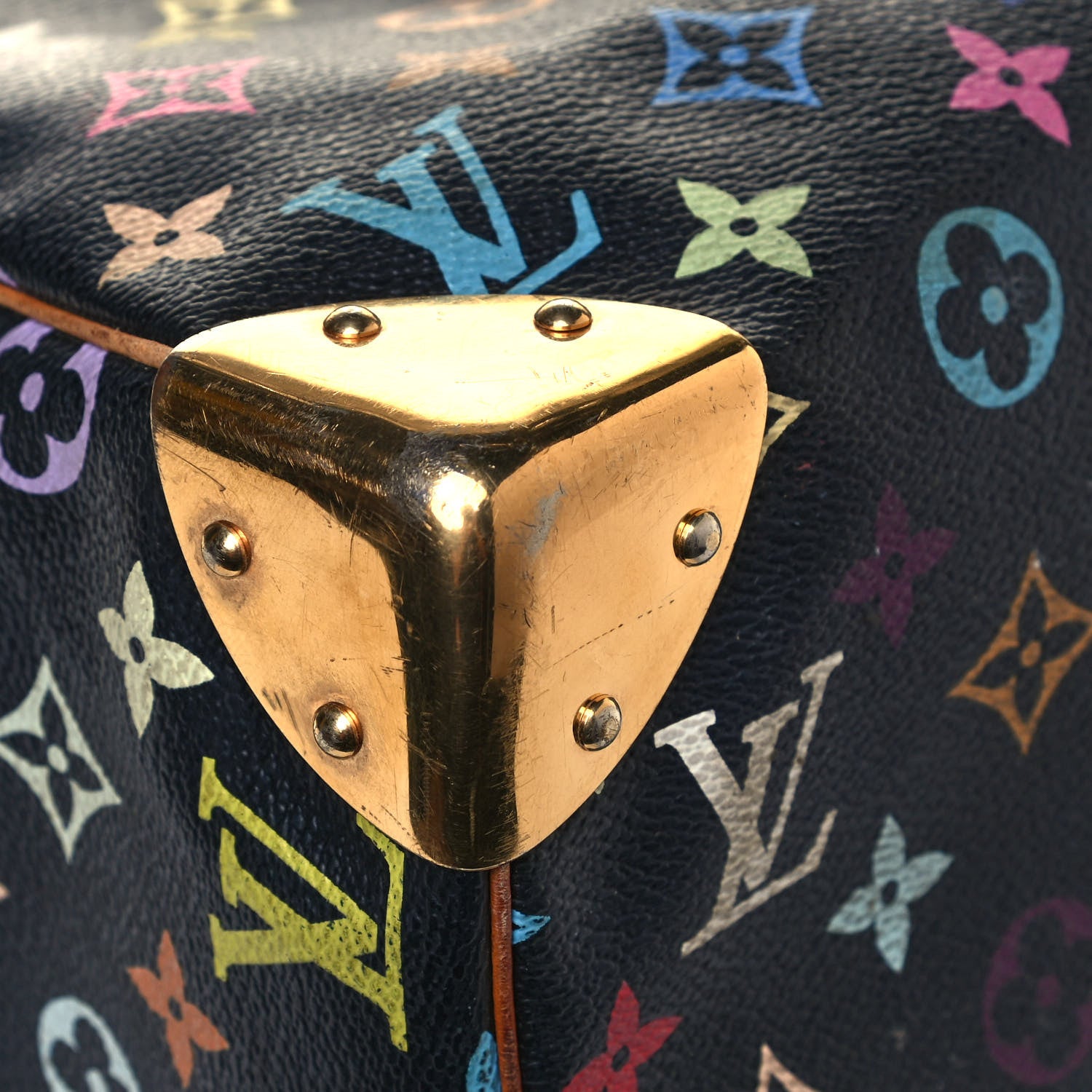 Louis Vuitton Monogram Multicolor Speedy 30 Black 6 of 12