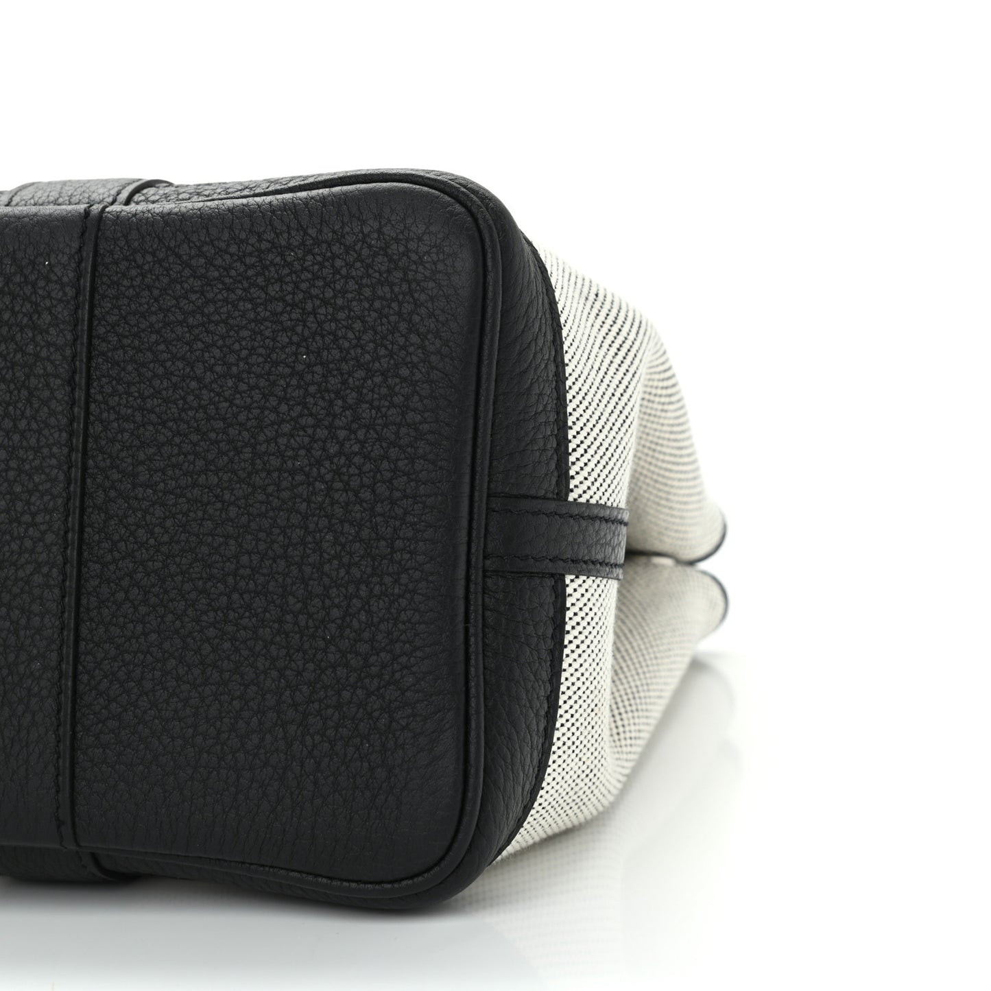 Twill H Negonda Garden Party 30 TPM Tote Ecru Black