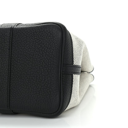 Hermes Twill H Negonda Garden Party 30 TPM Tote Ecru Black 10 of 10