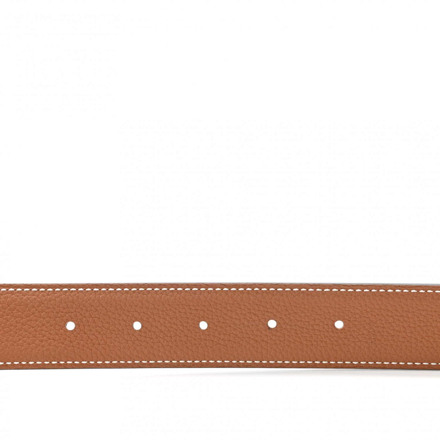 Hermes Box Togo 32mm H Belt 85 Black Gold 4 of 6