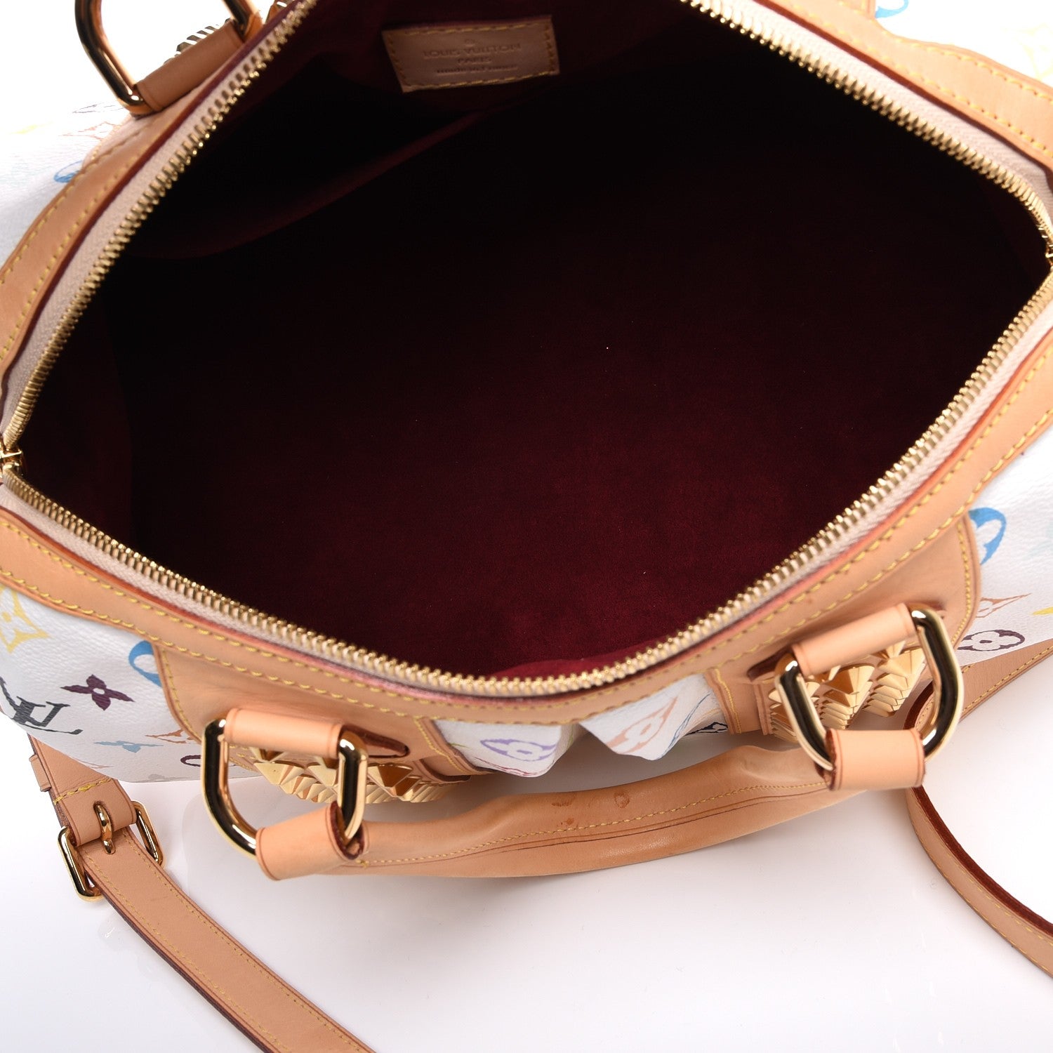 Louis Vuitton Monogram Multicolor Courtney MM White 7 of 8