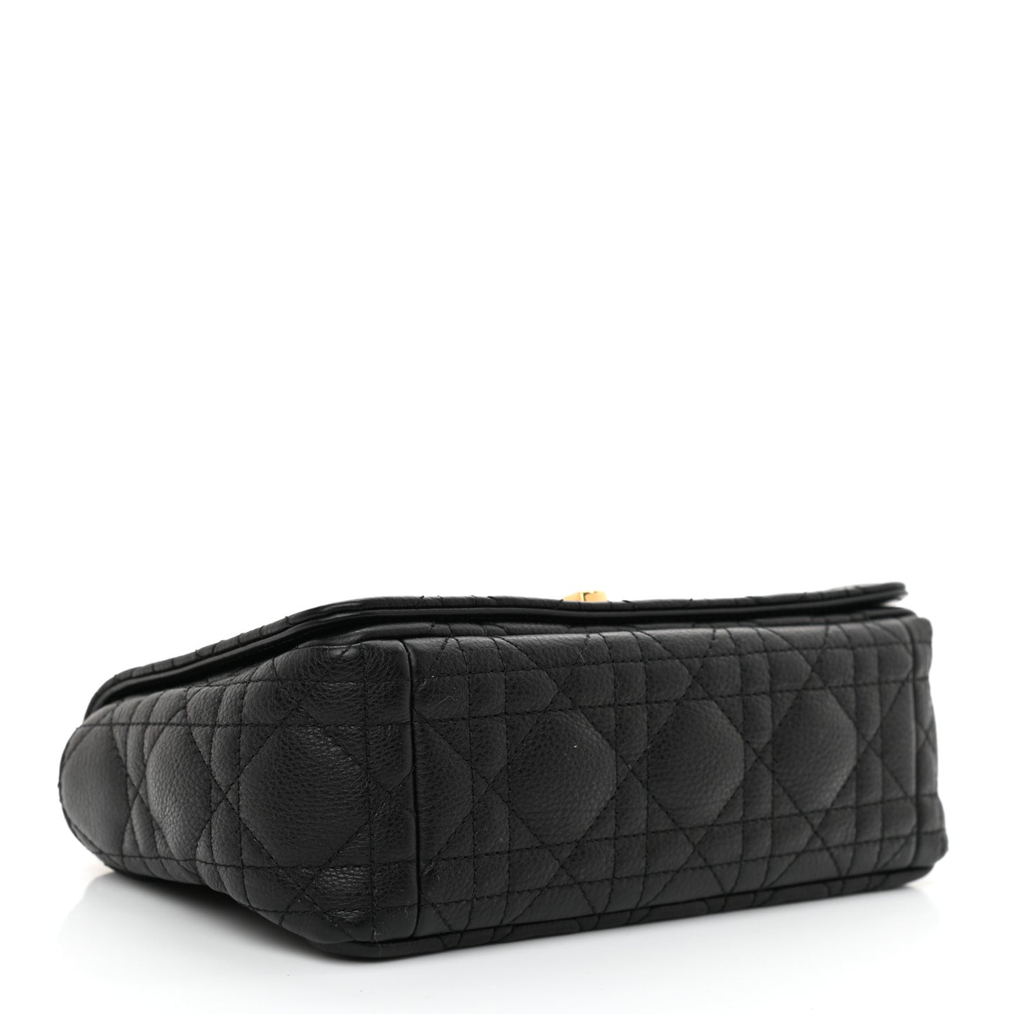 Calfskin Cannage Small Caro Bag Black