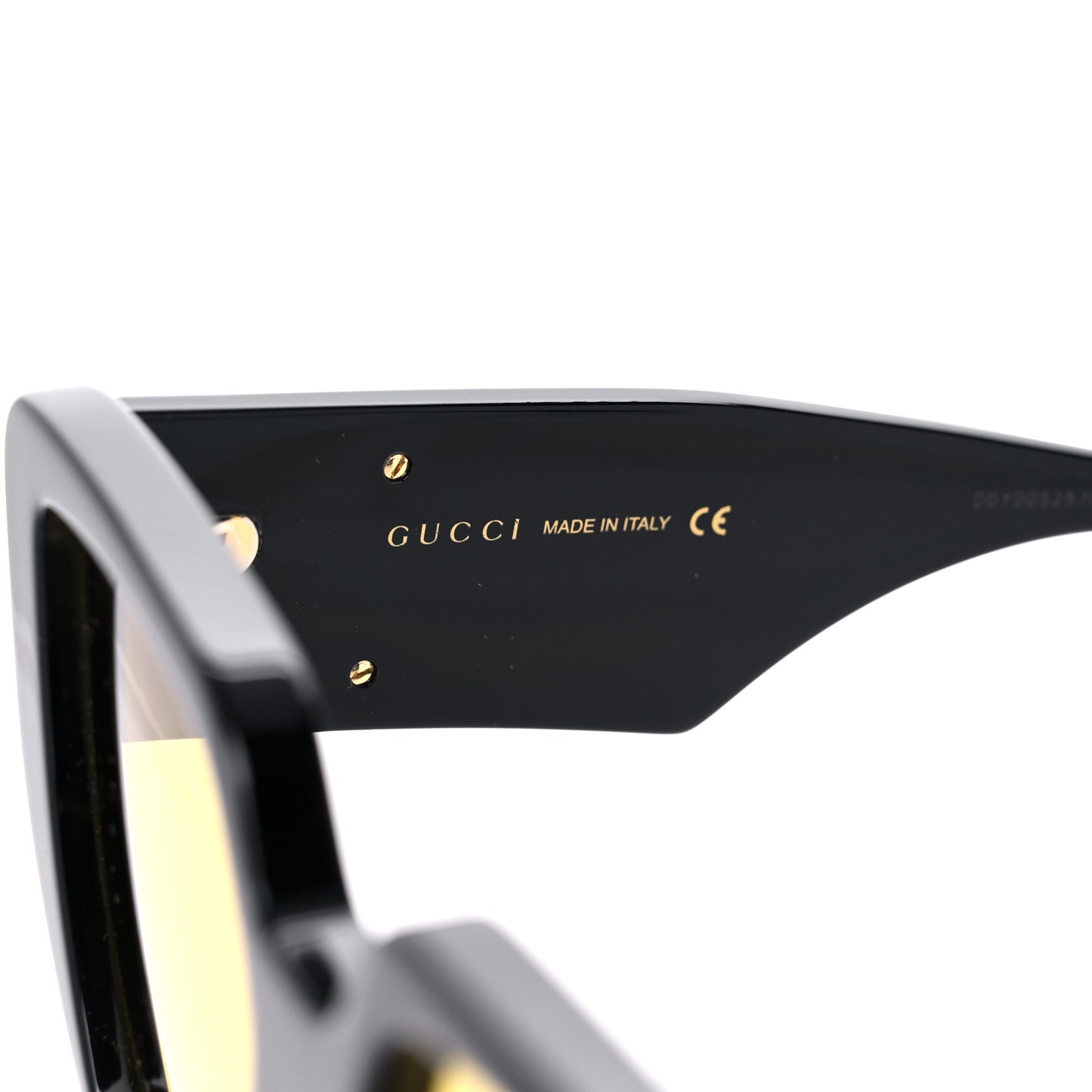 Acetate Square Frame Sunglasses GG0956S Black