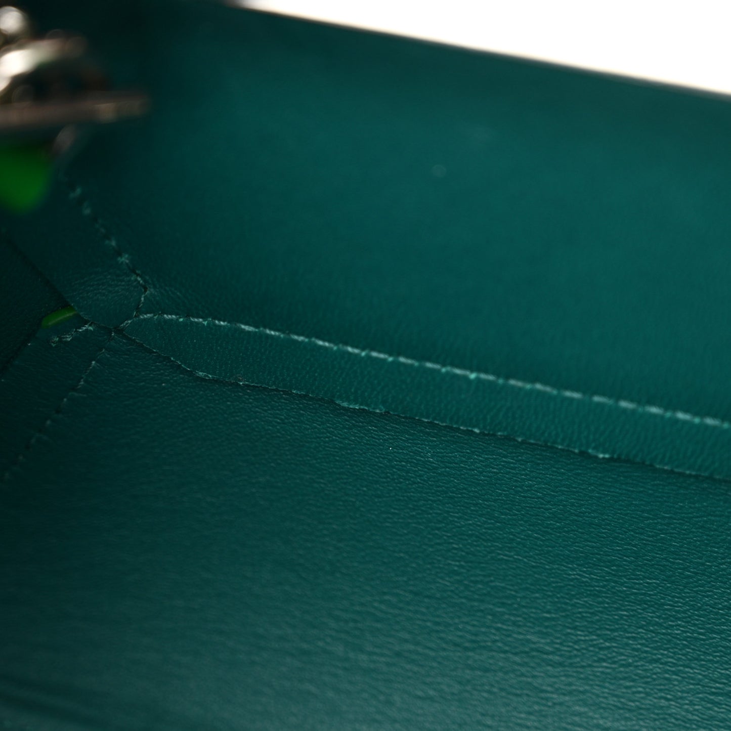 Calfskin Mini The Jeweled Hobo Green