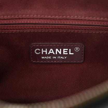 Chanel Glazed Calfskin Quilted Medium Duo Color Flap Black 6 of 11