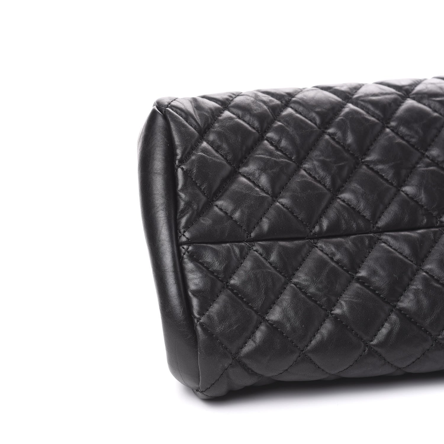 Chanel Aged Calfskin Medium Just Mademoiselle Black 8 of 10