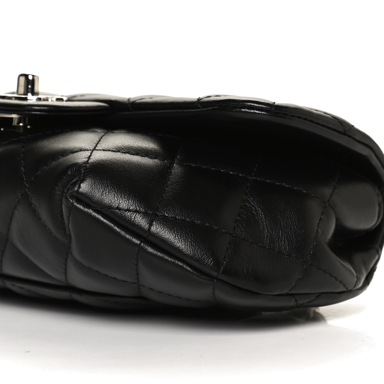 Chanel Calfskin Quilted CC Uniform Flap Belt Bag Black 10 of 15