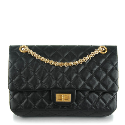 Chanel Aged Calfskin Quilted 2.55 Reissue 225 Flap Black 1 of 8