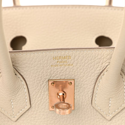 Hermes Togo Birkin 25 Craie 6 of 11