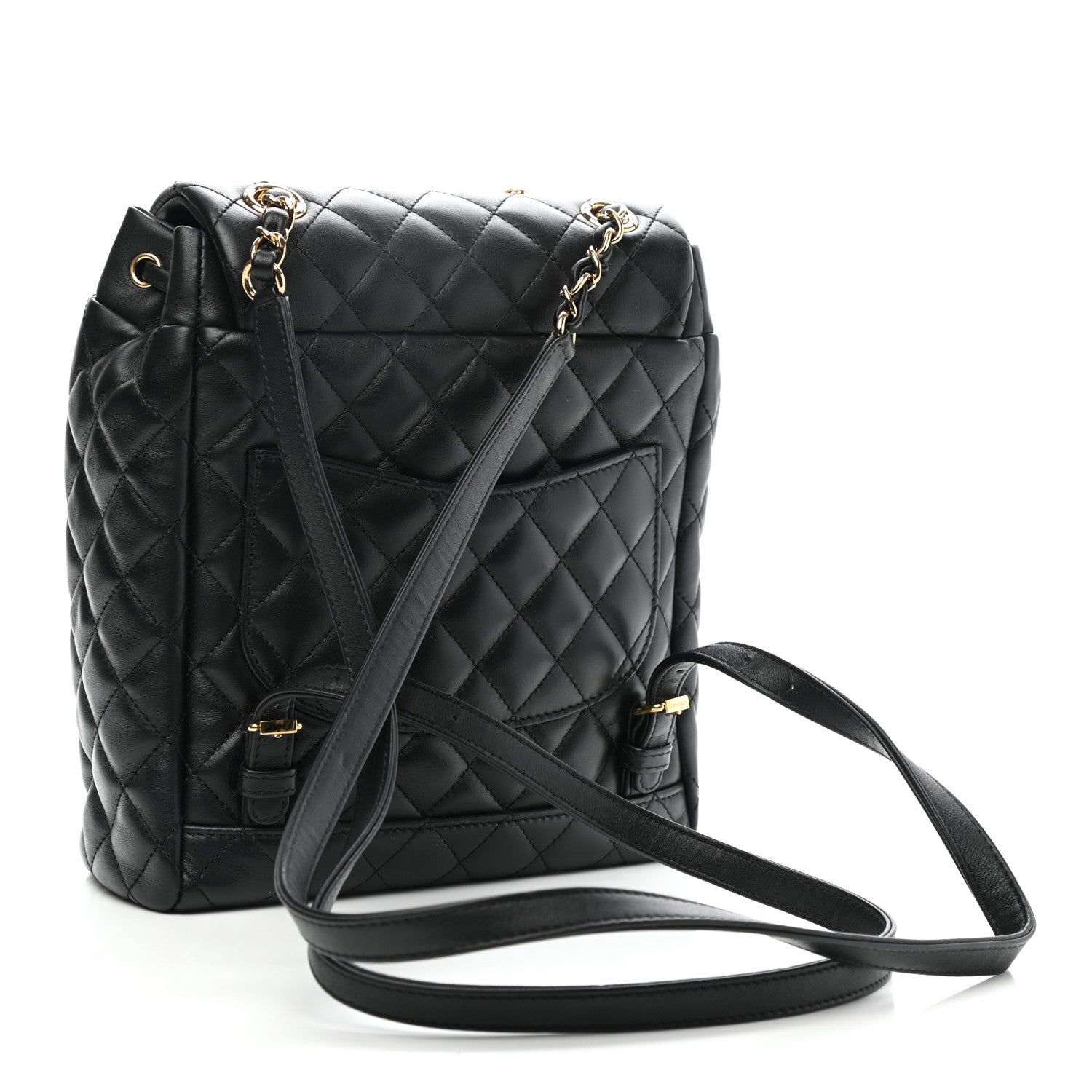 Chanel Lambskin Quilted Small Urban Spirit Backpack Black 3 of 10