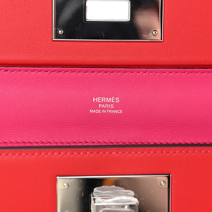 Hermes Evercolor Swift 24/24 21 Rose Mexico Rouge De Coeur 6 of 9