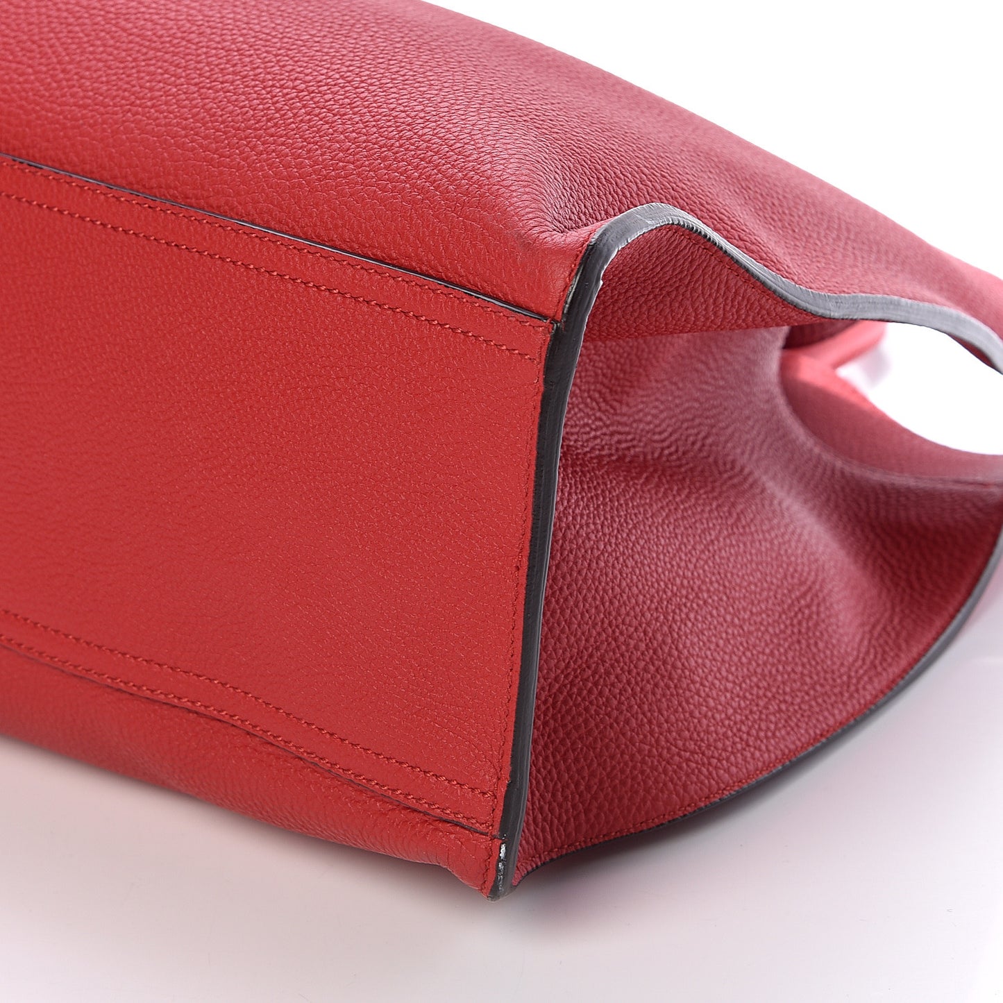 Soft Calfskin Medium Jackie Top Handle Bag Hibiscus Red