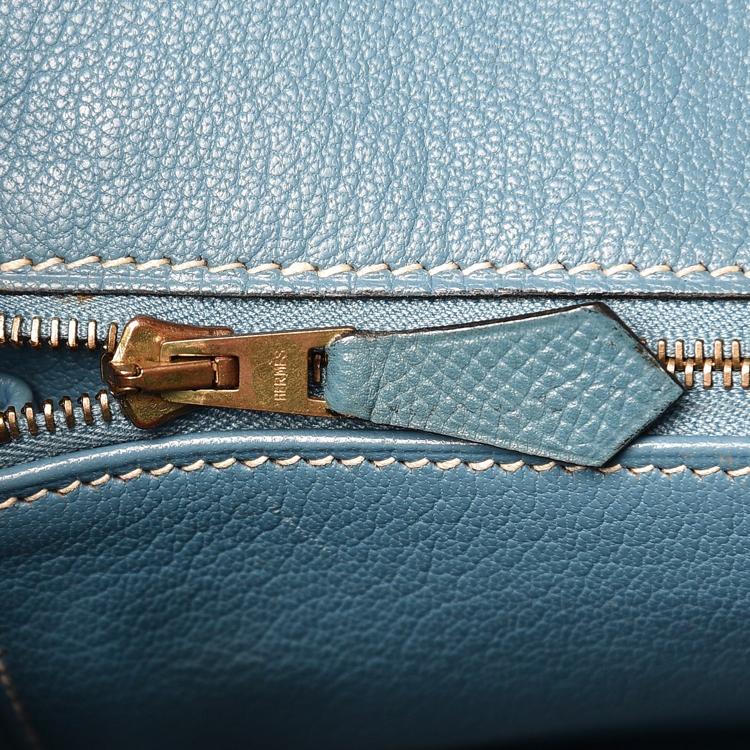 Hermes Epsom Birkin 35 Blue Jean 16 of 43