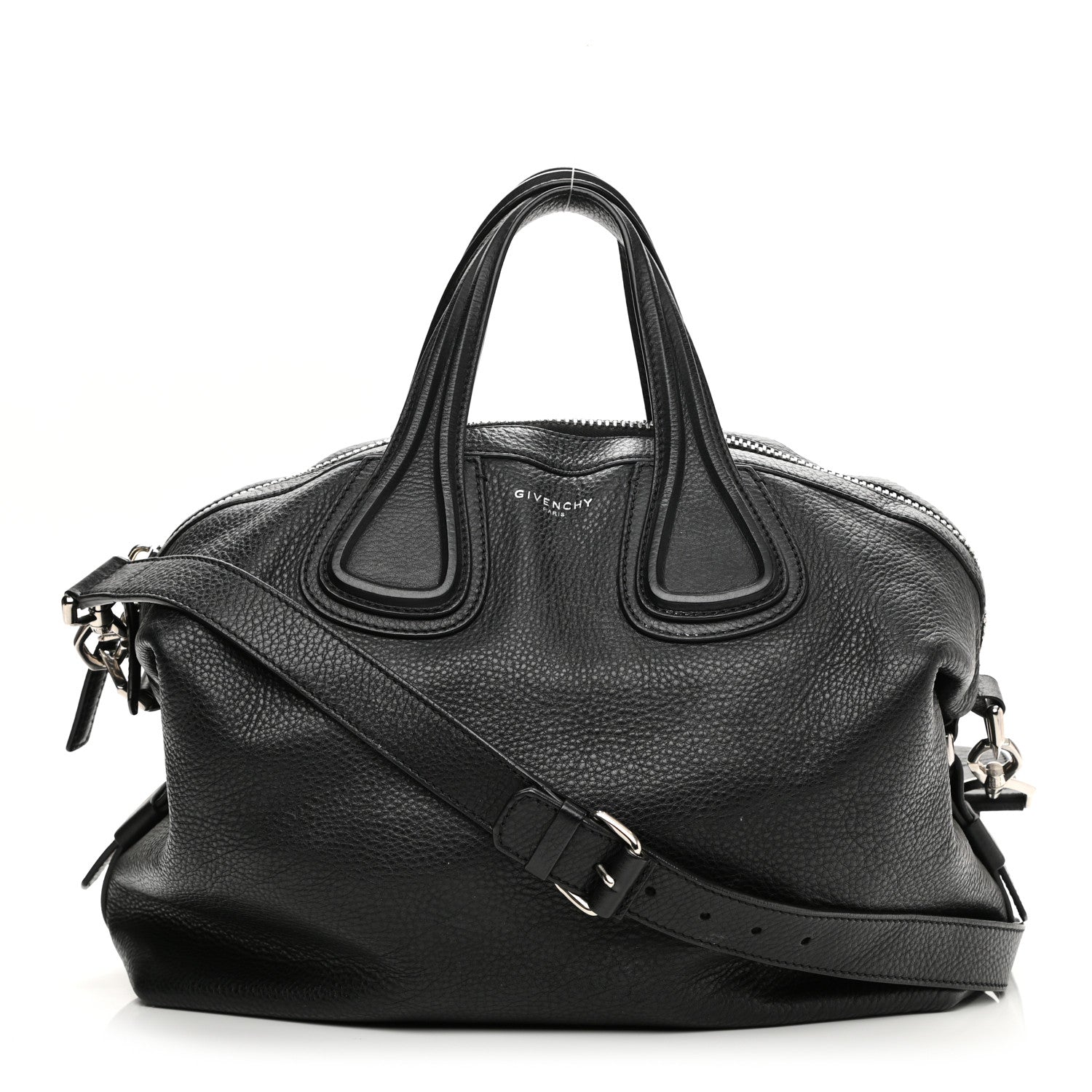 Givenchy Pebbled Calfskin Small Nightingale Black 1 of 12
