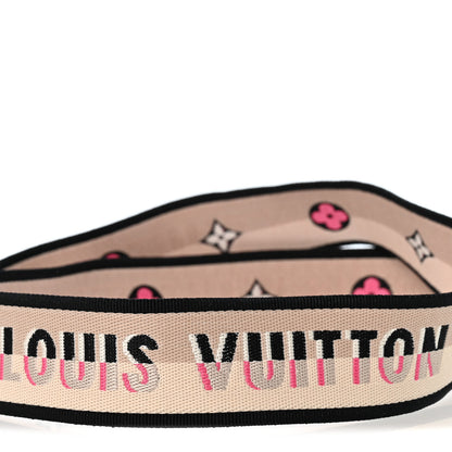 Louis Vuitton Jacquard Speedy Bandouliere 20 Shoulder Strap Black 4 of 5