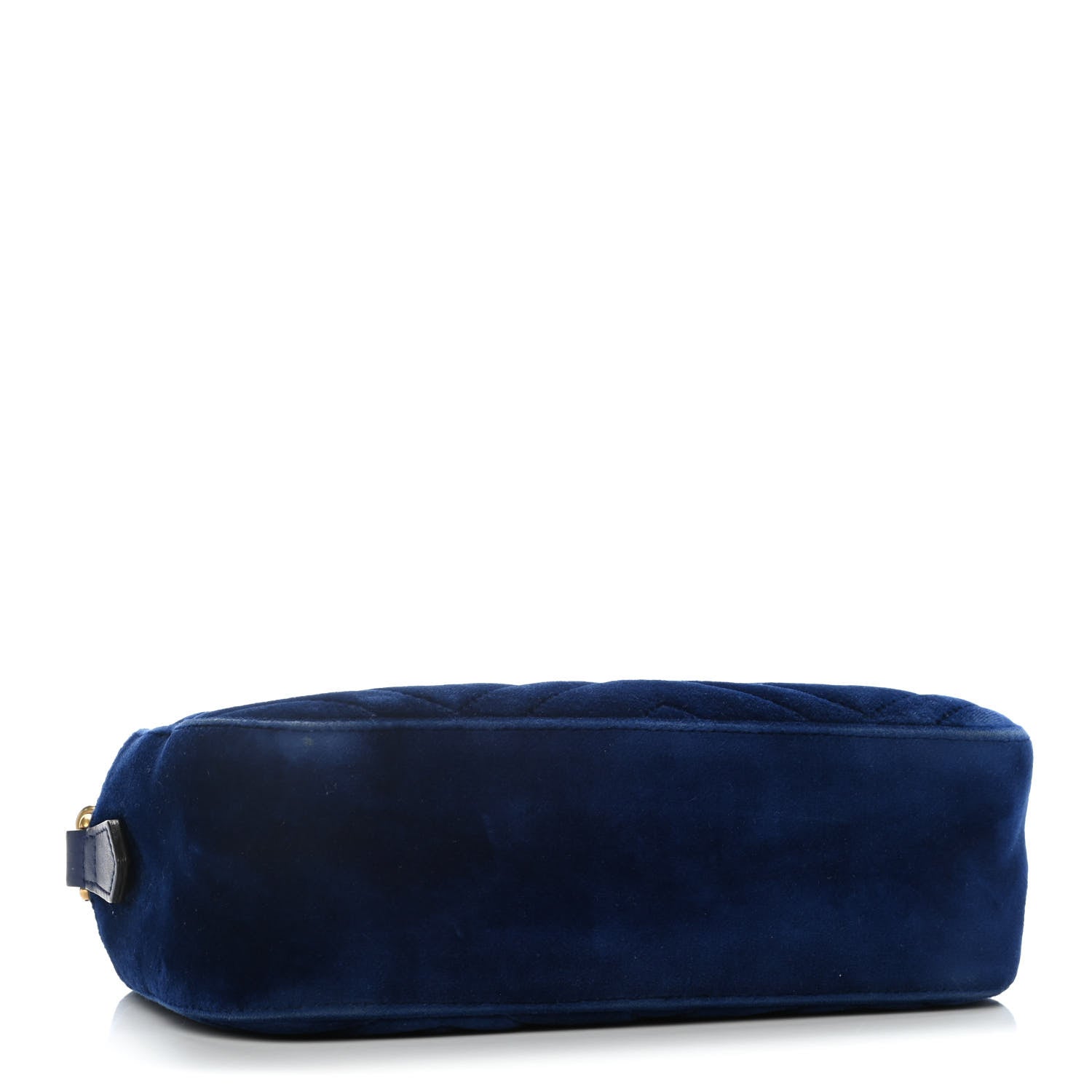 Gucci Velvet Matelasse Small GG Marmont Chain Shoulder Bag Cobalt 4 of 14