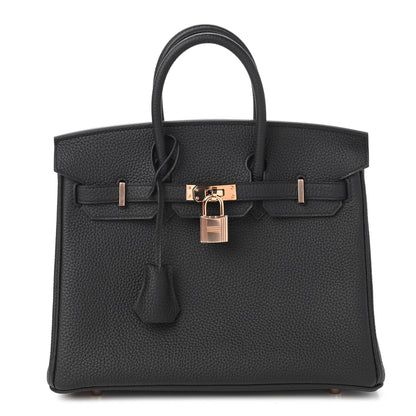 Hermes Togo Birkin 25 Black 1 of 11