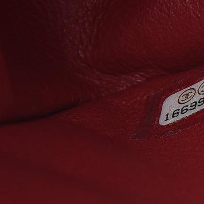 Chanel Caviar Quilted Jumbo Double Flap Red 8 of 9